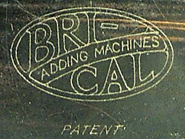 British Calculators BriCal Older Model 19cm Diameter in Wood Plate source: V. Geppert